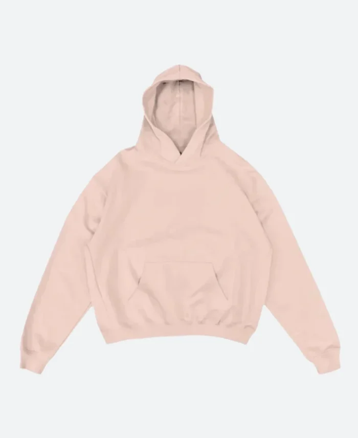 Rue Porter Pullover Hoodie Pink Front IMage