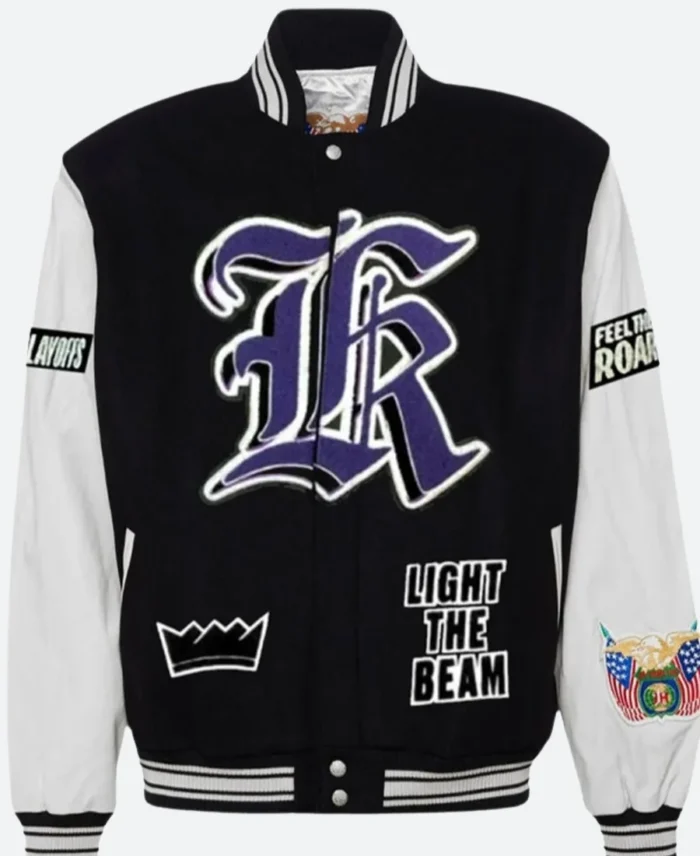 Sacramento Kings Varsity Jacket Front Image