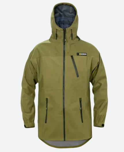 Swazi ibex Hooded Jacket Olive Green Image