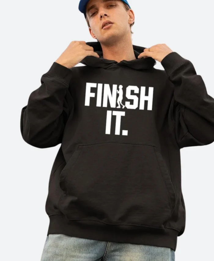 Terry Fox Finish It Pullover Hoodie Front Image