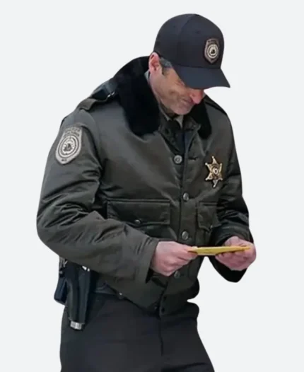 Thanksgiving 2023 Sheriff Eric Newlon Jacket Actor IMage