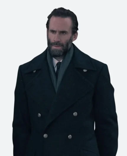 The Handmaids Tale Fred Waterford Trench Coat Front Image