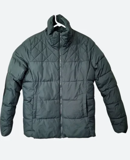 The Handmaids Tale Janine Lindo Quilted Puffer Jacket Front Image