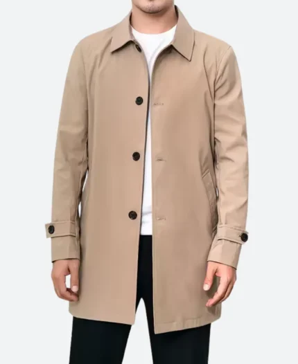 The Handmaids Tale Luke Trench Coat Front Image