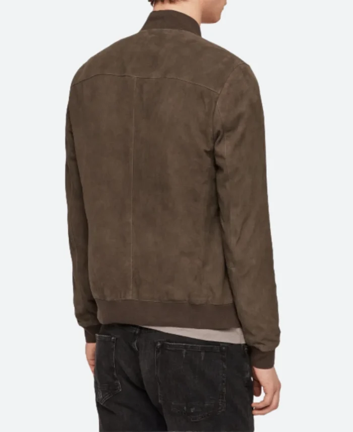 The Young and the Restless 2025 Cole Howard Suede Leather Jacket Back Image
