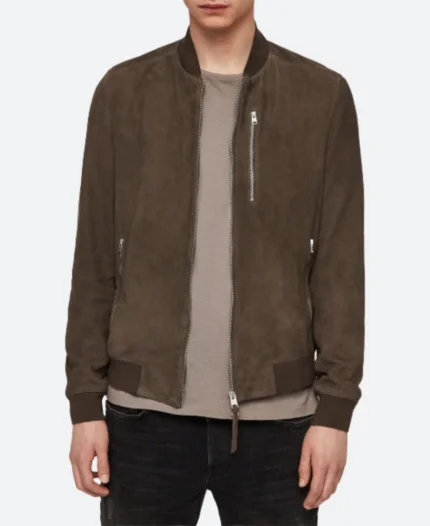 The Young and the Restless 2025 Cole Howard Suede Leather Jacket Front Image