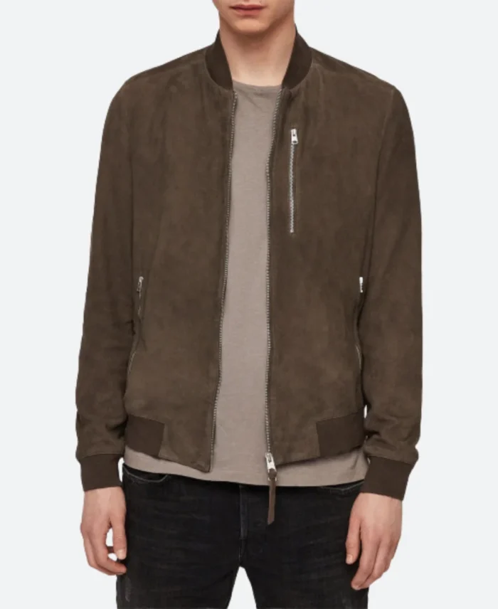 The Young and the Restless 2025 Cole Howard Suede Leather Jacket Front Image