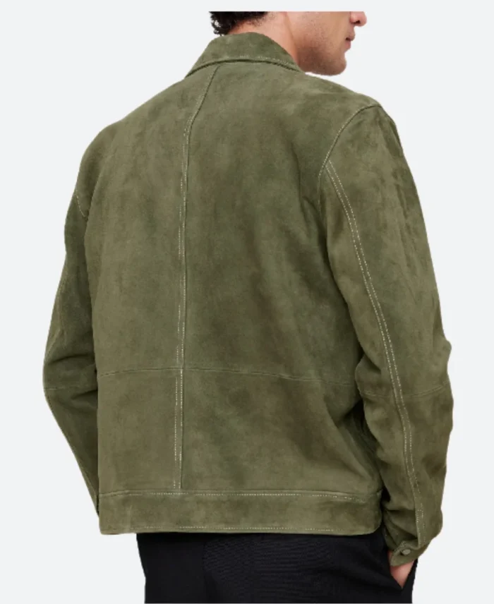 Tracker S02 Elliott Rusch Suede Leather Jacket Back Image