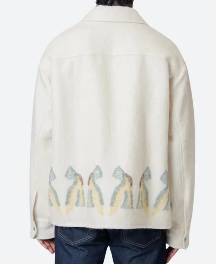 Travis Kelce X Jil Sander Jacket Back Image
