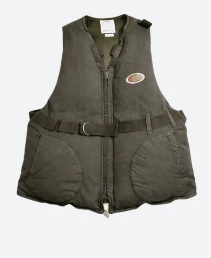 Travis Scott Green Vest Front Image