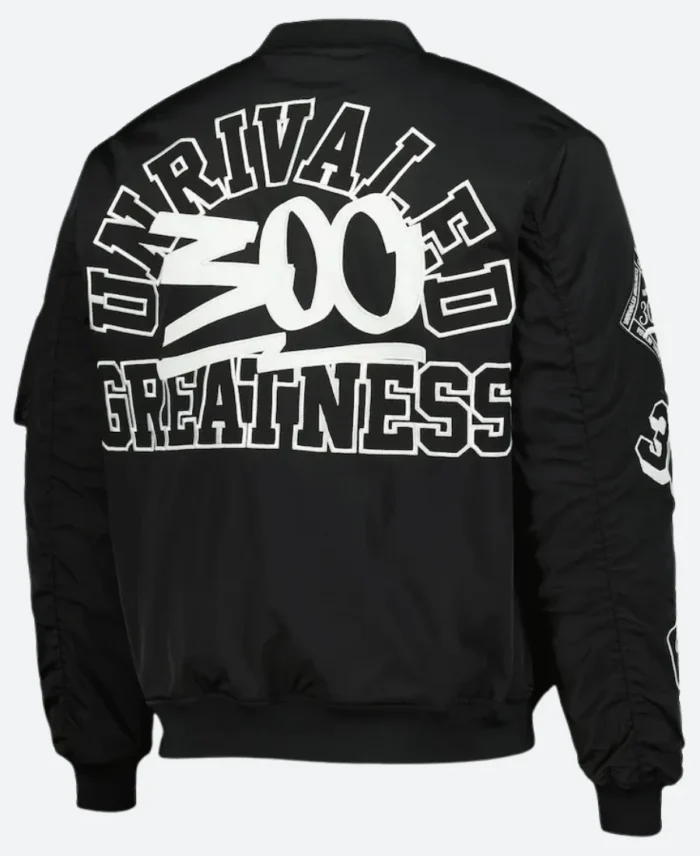 UFC 300 Bomber Jacket BAck IMage