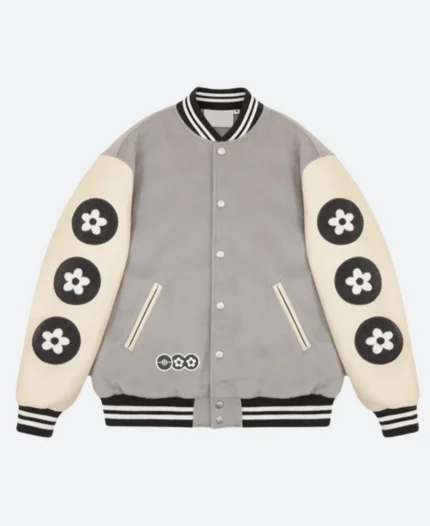 Vandy X Pokémon Pikachu Varsity Jacket Front Image