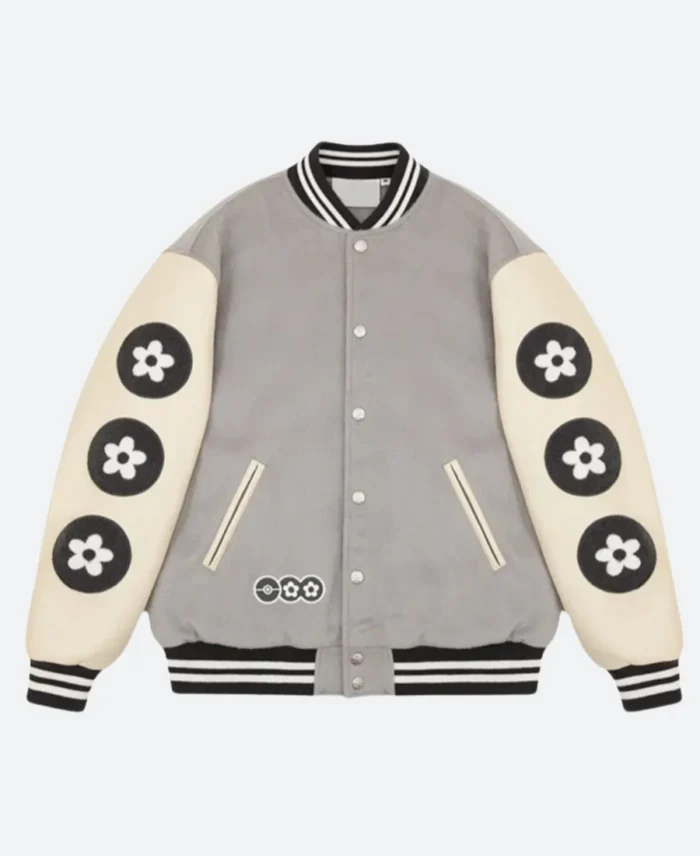 Vandy X Pokémon Pikachu Varsity Jacket Front Image
