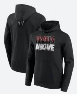 WWE Roman Reigns Levels Above Hoodie Front Image