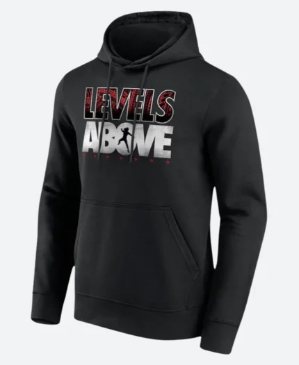 WWE Roman Reigns Levels Above Hoodie Front Image