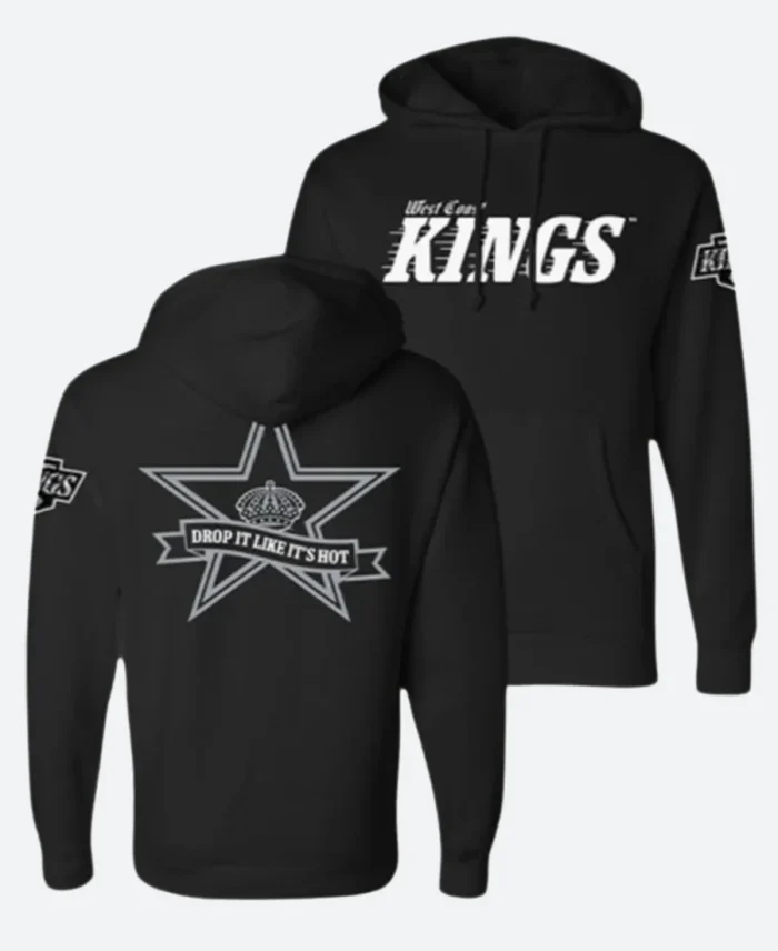 West Coast Kings Pullover Hoodie Front & Back Image
