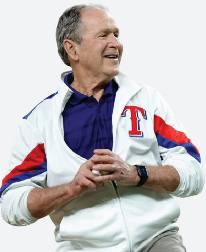 World Series Texas Rangers George W Bush Jacket Actor IMafge