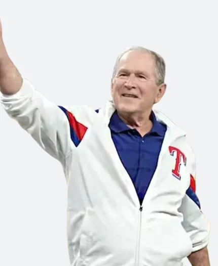 World Series Texas Rangers George W Bush Jacket Actor IMafge