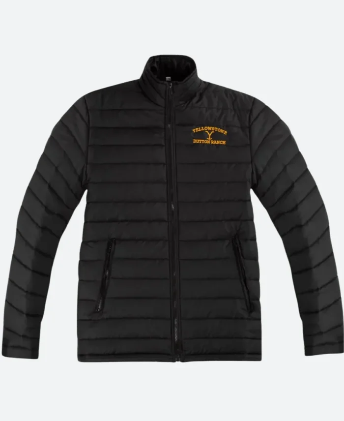 Yellowstone S05 Dutton Ranch Puffer Jacket Front Image