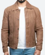 Yellowstone The Epic Return S05 Part 02 Kayce Dutton Leather Jacket Front Image