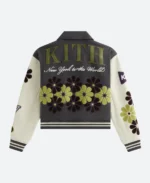 keith Campbell Floral Varsity Jacket Back Image