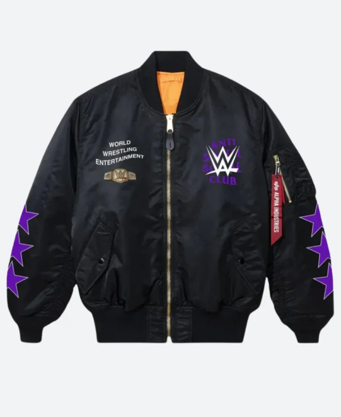 ASSC X Championship Belt Bomber Jacket Back Image
