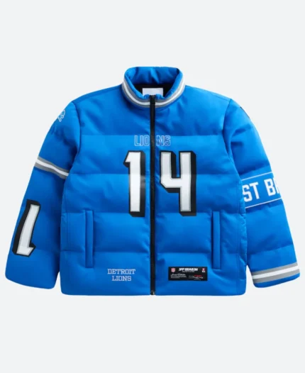 Amon Ra St Brown Detroit Lions Off Season Puffer Jacket