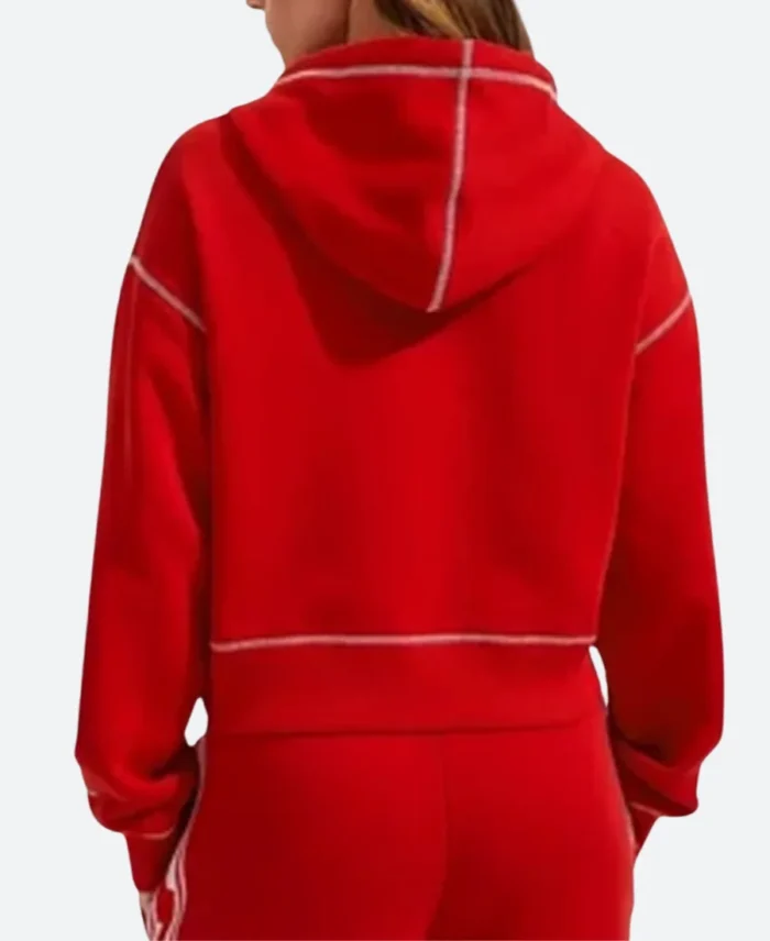 Arsenal AWFC Zipper Hoodie Back Image