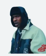 Asap Rocky Praise the Lord Shine Avirex Leather Jacket Actor Image