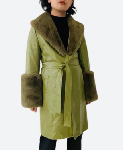 Bad Sisters S02 Becka Garvey Leather Coat