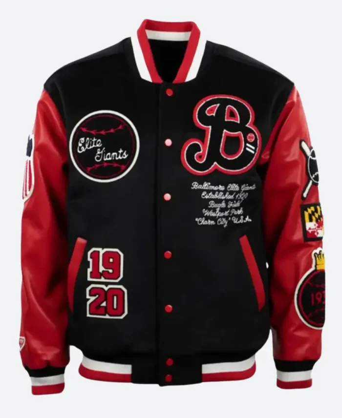 Baltimore Elite Giants Varsity Jacket Back Image