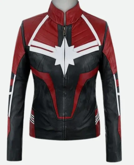 Brie Larson Captain Marvel Leather Jacket