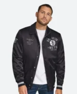 Brooklyn Nets Stitch Applique Jacket