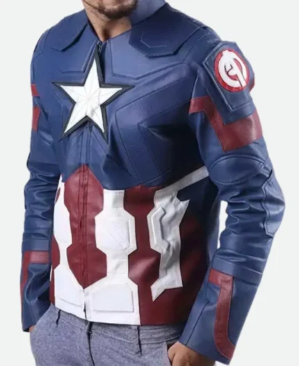 Chris Evans Captain America Jacket