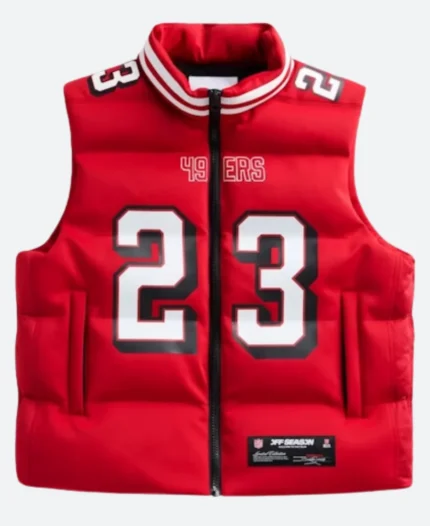Christian McCaffrey SF 49ers Off Season Puffer Vest