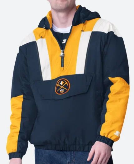 Denver Nuggets Hooded Jacket Back Image