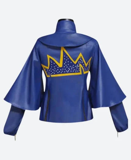 Descendants S03 Evie Leather Jacket Back Image
