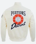 Detroit Pistons 2025 Varsity Jacket Back Image
