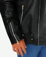 Ed Skrein Deadpool Leather Jacket - Image 8