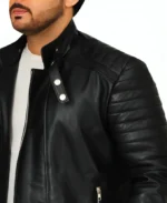 Ed Skrein Deadpool Leather Jacket - Image 5