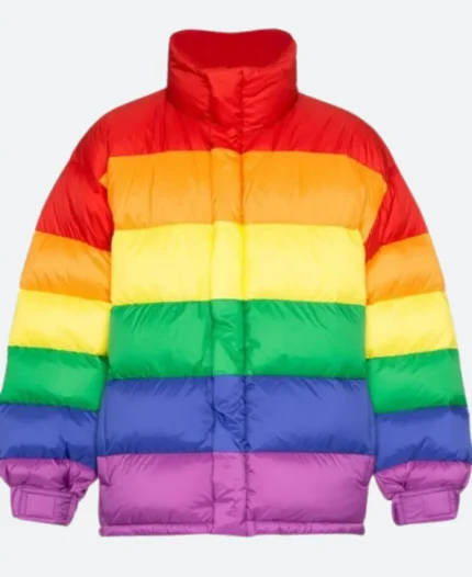 Gooba 69 Rainbow Puffer Jacket