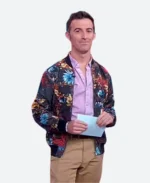 Good Morning America Will Ganss Floral Bomber Jacket Actir Image