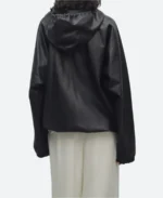 Kendall Jenner NYC 2025 Leather Jacket Back Image