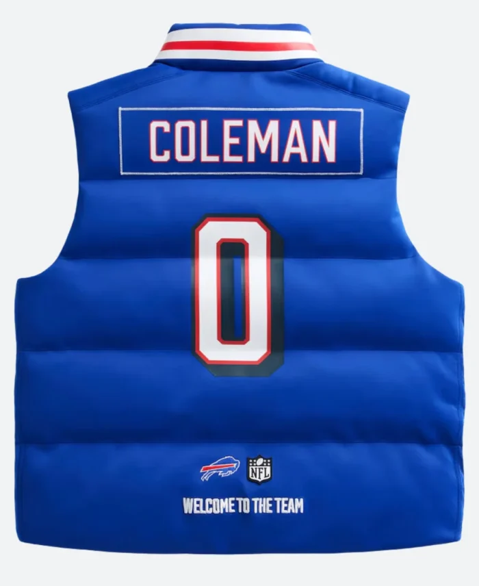 Keon Coleman Buffalo Bills Off Season Puffer Vest - Image 2
