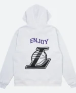 Los Angeles Lakers Enjoy Basketball Hoodie Back Image