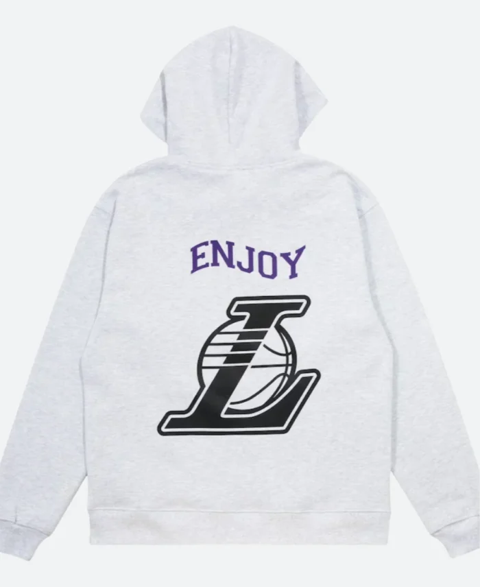 Los Angeles Lakers Enjoy Basketball Hoodie Back Image