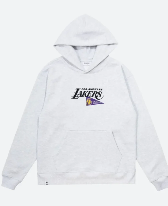 Los Angeles Lakers Enjoy Basketball Hoodie Front Image