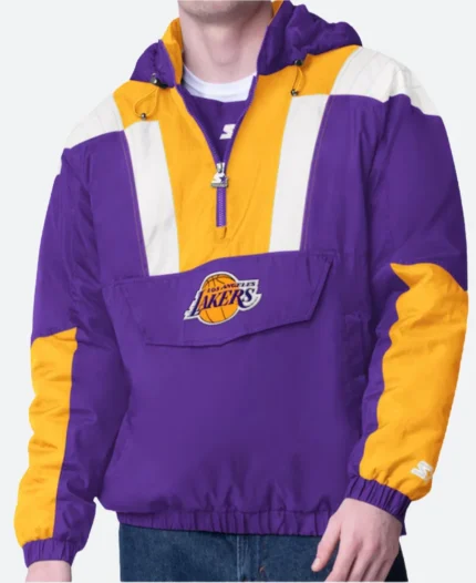 Los Angeles Lakers Hooded Jacket Front Image