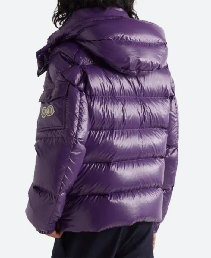 Moncler Maya 70 Hooded Puffer Jacket Back Image