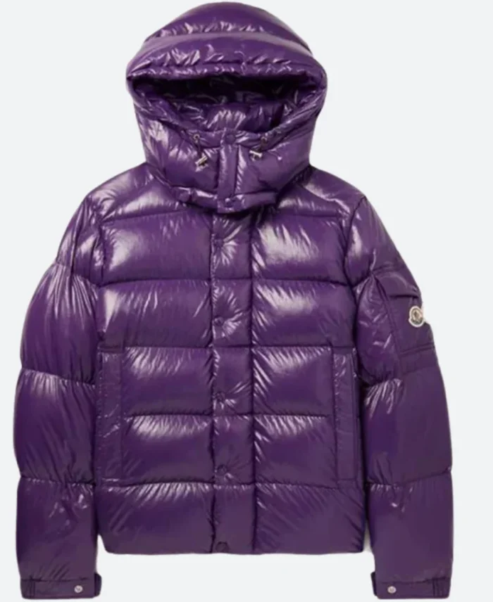 Moncler Maya 70 Hooded Puffer Jacket Front Image